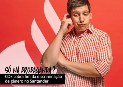 Após vídeo publicitário, COE cobra igualdade de oportunidades do Santander