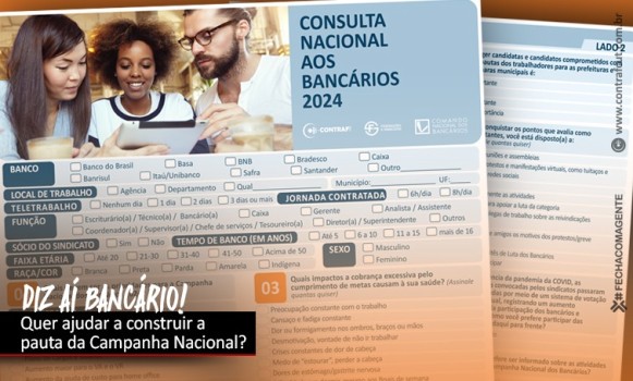 Participe da Consulta da Campanha Nacional da Categoria Bancária