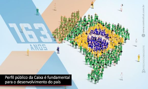 Caixa 163 anos: fundamental para o Brasil e para os brasileiros