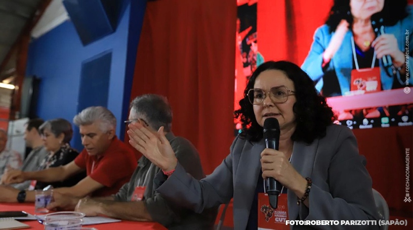 Juvandia Moreira defende papel do movimento sindical para uma economia sustentável