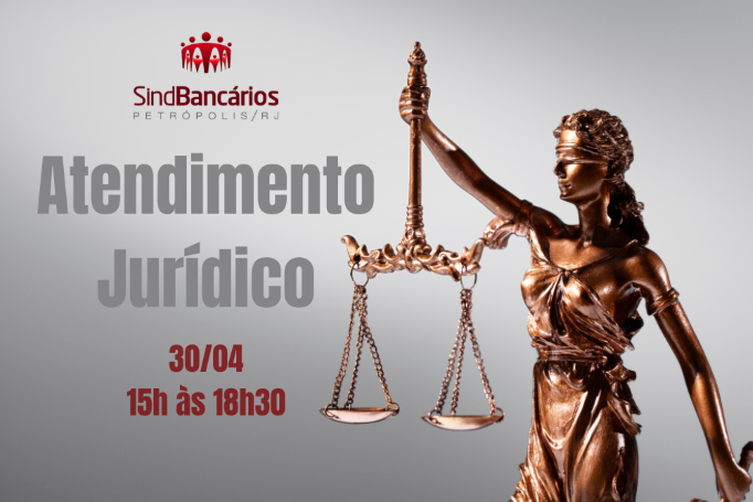Atendimento Jurídico (quinta-feira 30/04)