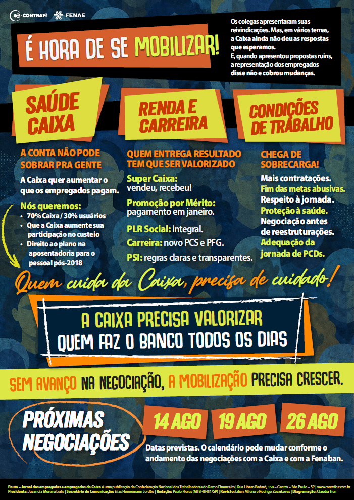 Federa-RJ e sindicatos realizam plenária virtual da Caixa