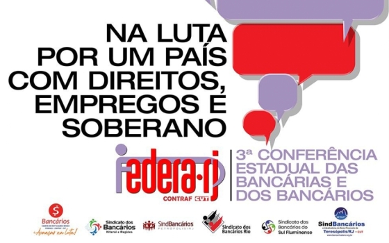 Bancários realizam 3ª Conferência Estadual dias 14 e 15 de julho