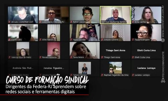 Curso de Formação da Contraf-CUT tem aula sobre redes sociais e ferramentas digitais