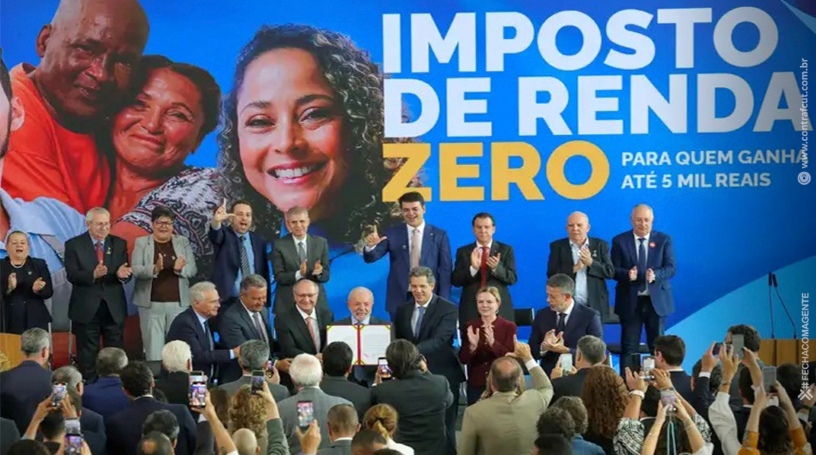 Lula sanciona nova faixa de isenção do Imposto de Renda e medida beneficiará mais de 15 milhões de brasileiros