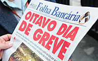 São Paulo - Disposição e luta no oitavo dia de greve dos bancários