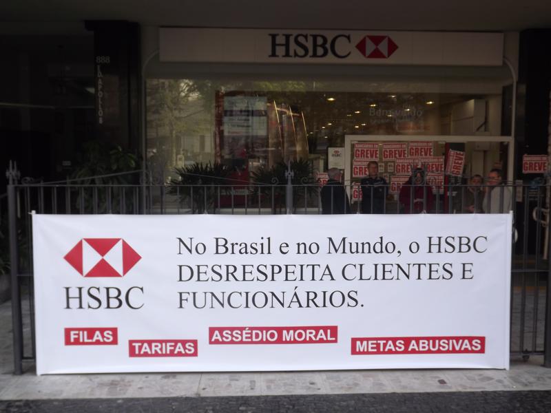 Manifestação no HSBC