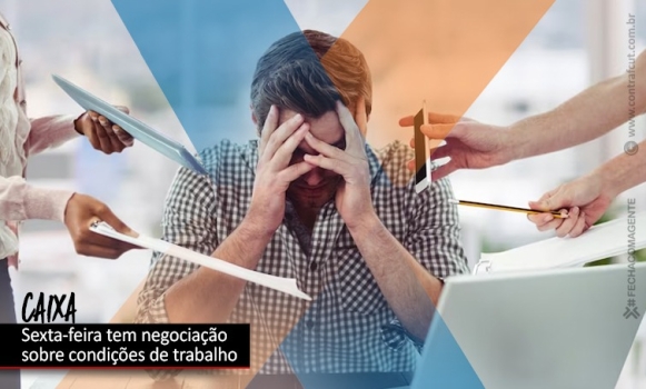 Empregados debatem condições de trabalho na Caixa