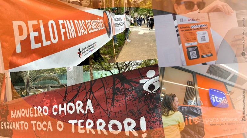 Bancários do Itaú realizam Dia Nacional de Luta em todo o Brasil