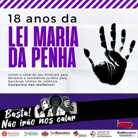 Lei Maria da Penha completa 18 anos!