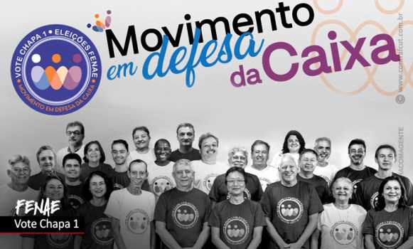 Caixa: Eleições da Fenae dias 8 e 9 de fevereiro. Participe!