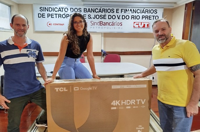 Ganhadora Sorteio TV 50" 4K