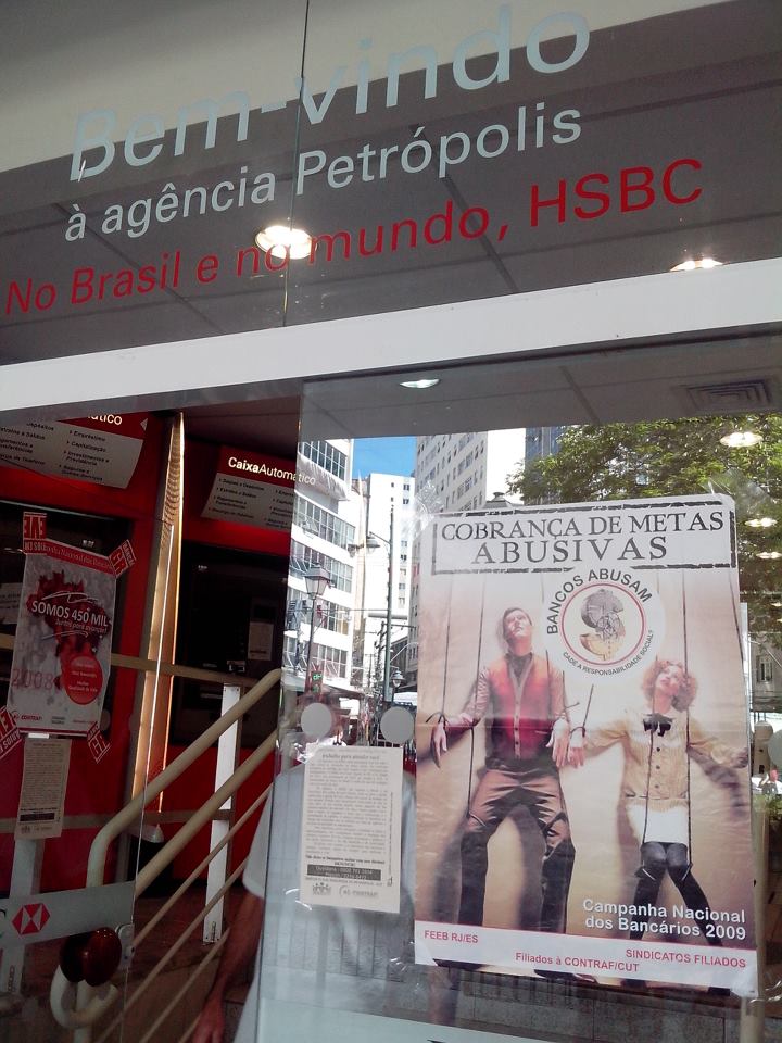 DIA NACIONAL DE LUTA NO HSBC