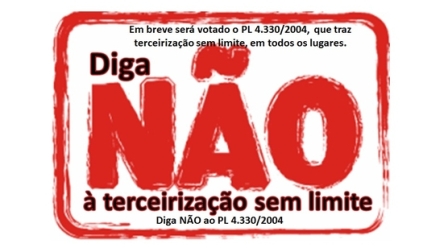 Terceirização é um prejuízo para o país