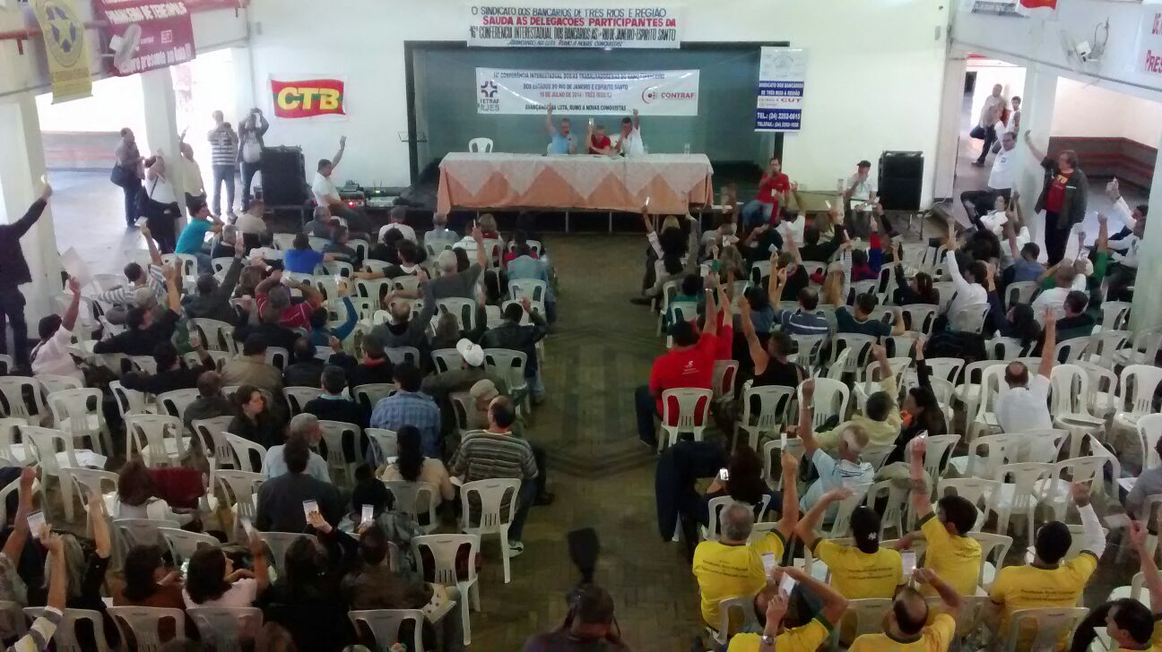 CAMPANHA SALARIAL 2014 - 16ª Conferência Interestadual dos Bancários do RJ/ES