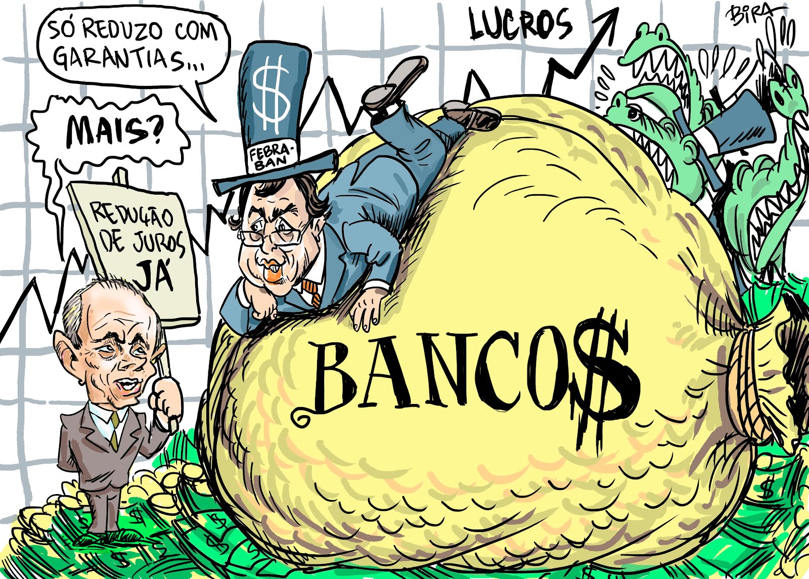 Bancos impedem crescimento econômico e geração de empregos