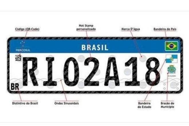 Justiça suspende adoção de placas de veículos do Mercosul