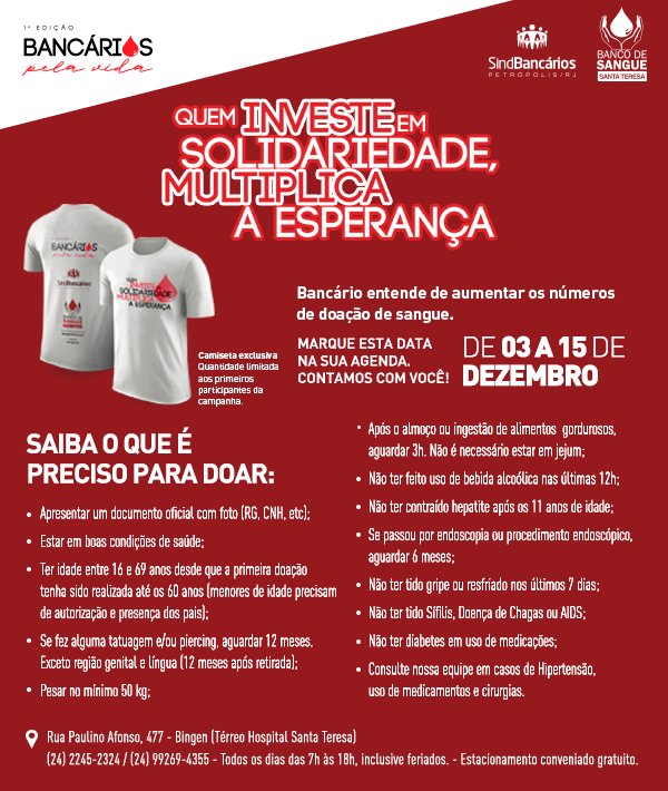 DOAÇÃO DE SANGUE