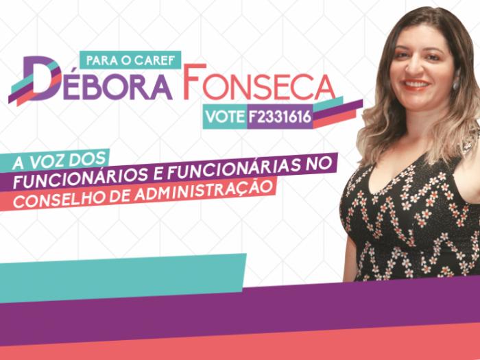 CAREF - Débora Fonseca é a mais votada e está no segundo turno