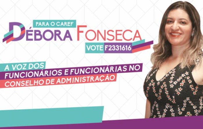 COMEÇA HOJE O SEGUNDO TURNO DO CAREF - Vote em Débora Fonseca