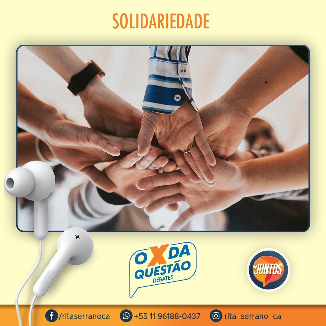Marcado por emoção, podcast ´O X da Questão´ trata da solidariedade