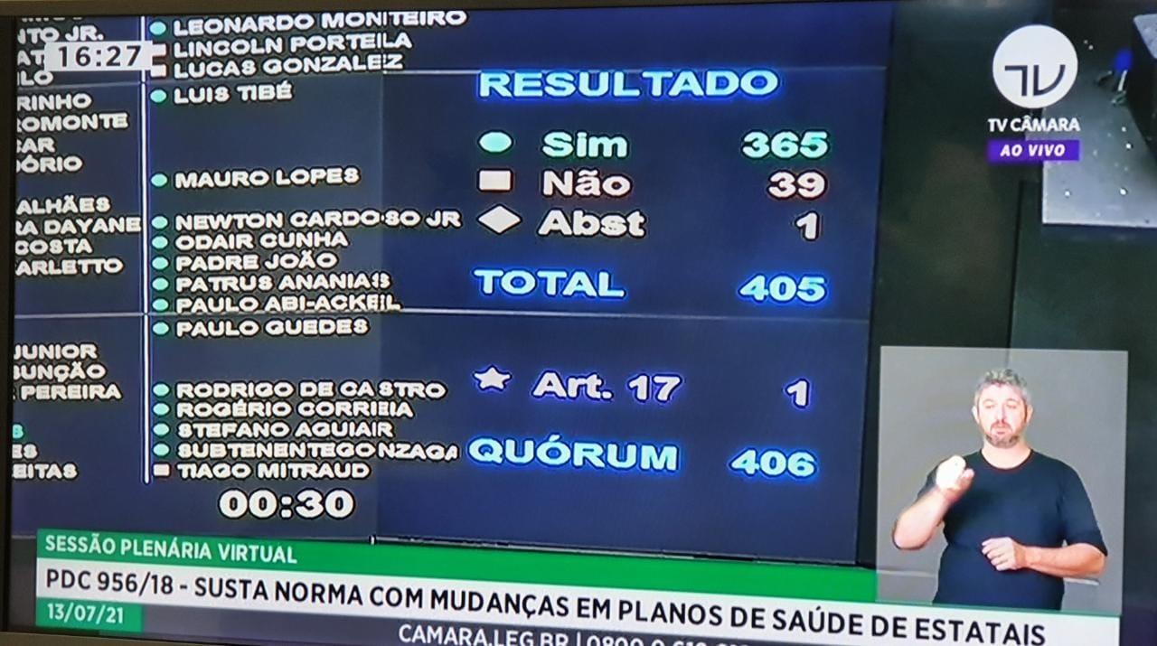 Deputados aprovam PDC 956