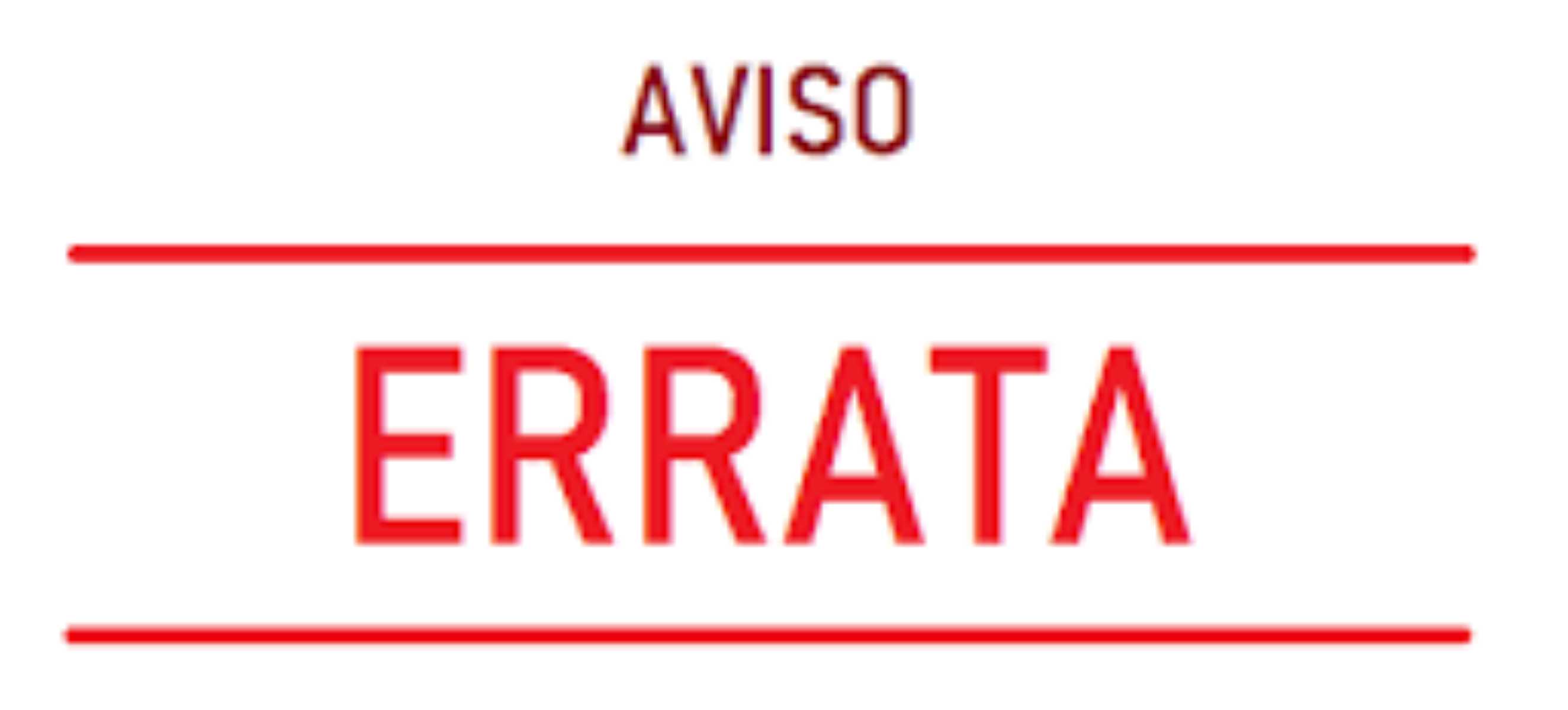 E R R A T A