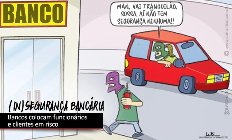 Trabalhadores querem mais segurança nos bancos